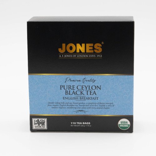 *Jones Tea Pure Ceylon Black Tea English Breakfast Tea Bags 2 g x 18 ct x 110 pcs
