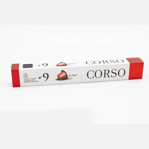 *Corso Nespresso Compatible Coffee Capsules Red 5.5 g x 20 ct x 10 pcs