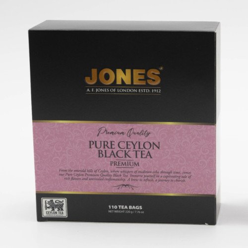 *Jones Tea Premium Quality Pure Ceylon Black Tea Bags 2 g x 18 ct x 110 pcs