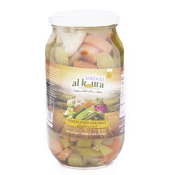 *Souhoul Al Koura Pickled Mixed Vegetables 1000 g (2.2 lb) x 12 ct