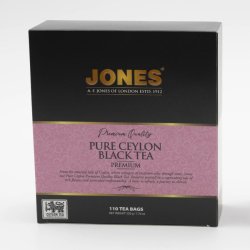 *Jones Tea Premium Quality Pure Ceylon Black Tea Bags 2 g x 18 ct x 110 pcs